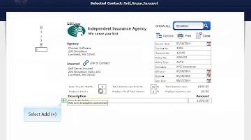 ACORD Forms - How to Add an Invoice Item - Choices Software