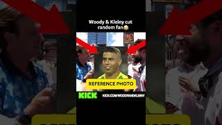 He didn't expect this haircut 😂 24/7 Live Stream on Kick @woodyandkleiny #funny #clips #memes