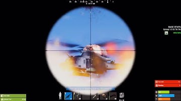 SOLO HELI TAKEDOWN vs CLAN! PvP - Rust Console Edition