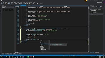 ADO.NET EP 11 datatable datarow datacolumn