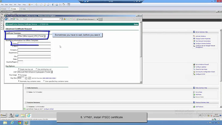SCHOOL PROJECT | L2TP/IPSEC vpn with certificates