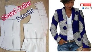 HOW TO CUT A SHAWL COLLAR JACKET (UPDATED)