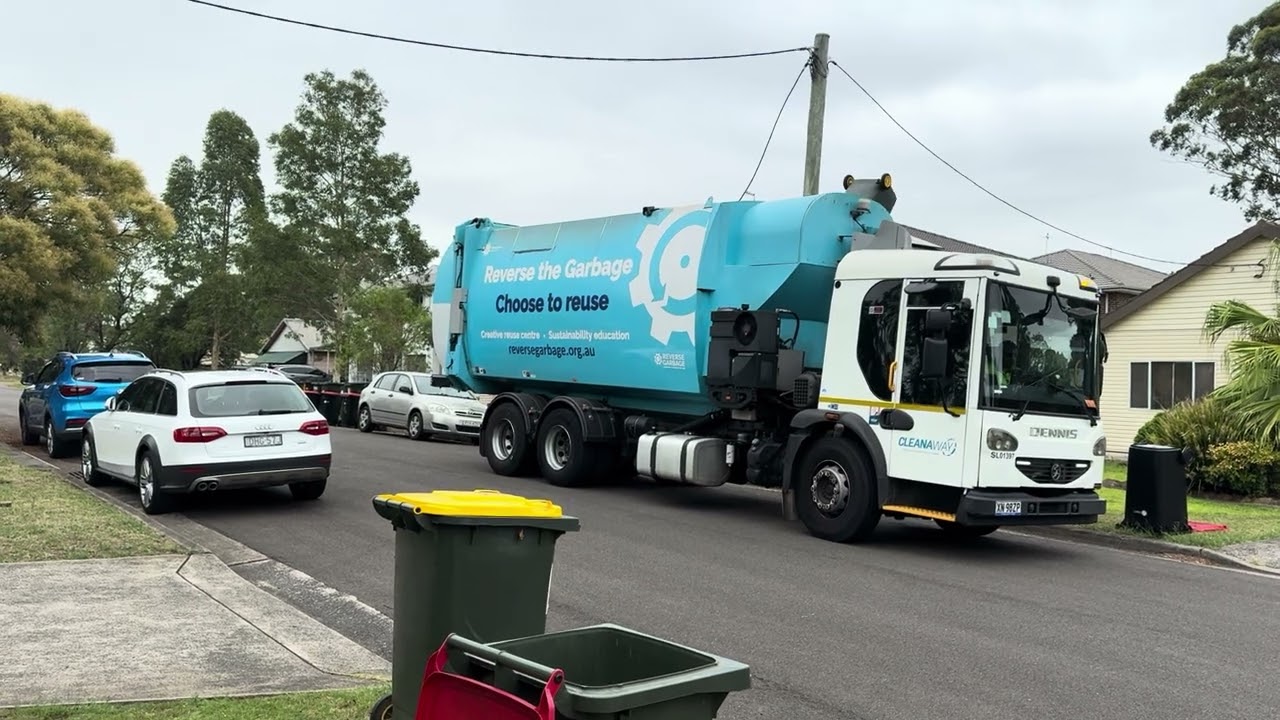 Blacktown City Council Cleanaway Recycling light blue Dennis Elite 2 Bucher SL01397 (Part 1)