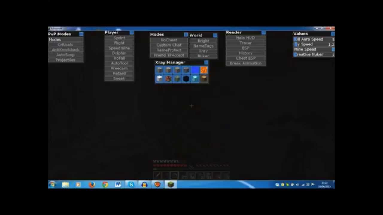 Tutorial como baixar hack huzuni minecraft 1.5.2 - YouTube