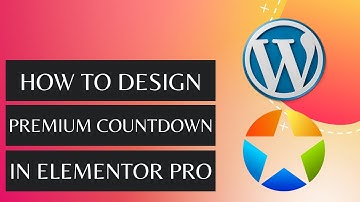 How to Style Premium Countdown Widget in Elementor | Elementor Tutorial - 2020