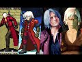 Evolution of Dante from Devil May Cry series (2001-2020)