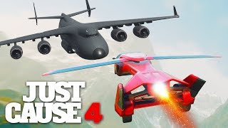 Just Cause 4 - CASCADE DE VOITURE VOLANTE IMPOSSIBLE ! screenshot 2