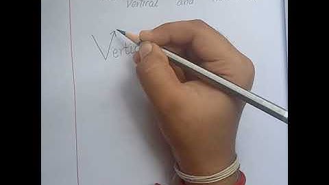 how to remember vertical and horizontal lines #shorts