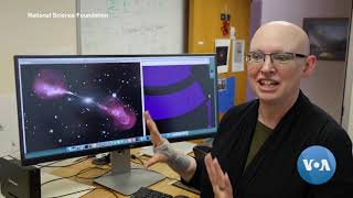 Radio Telescope Explores Cosmic Mysteries
