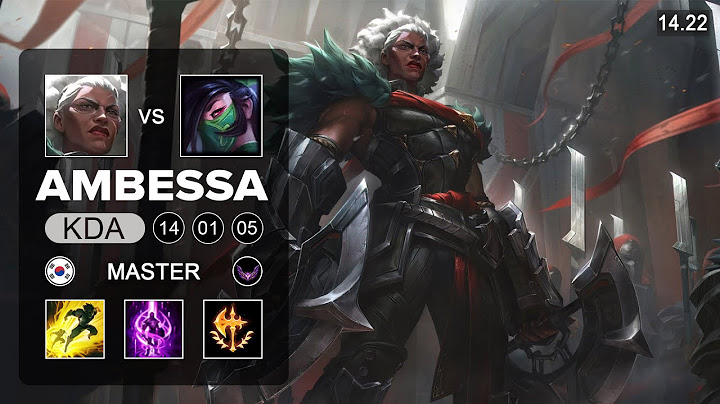 Ambessa vs Akali Top - KR Master - Patch 14.22 Season 14