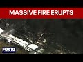 California warehouse fire breaks out near major distribution hubs | FOX 10 Phoenix
