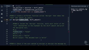 Caesar Cipher Part 2 Decryption