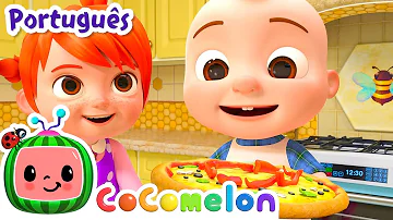 NOVO! Canção da Pizza | Cocomelon em Português | Desenhos Animados e Músicas Infantis