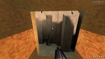 Quake 3 DeFRaG: r7-blockworld2 for Speedrun