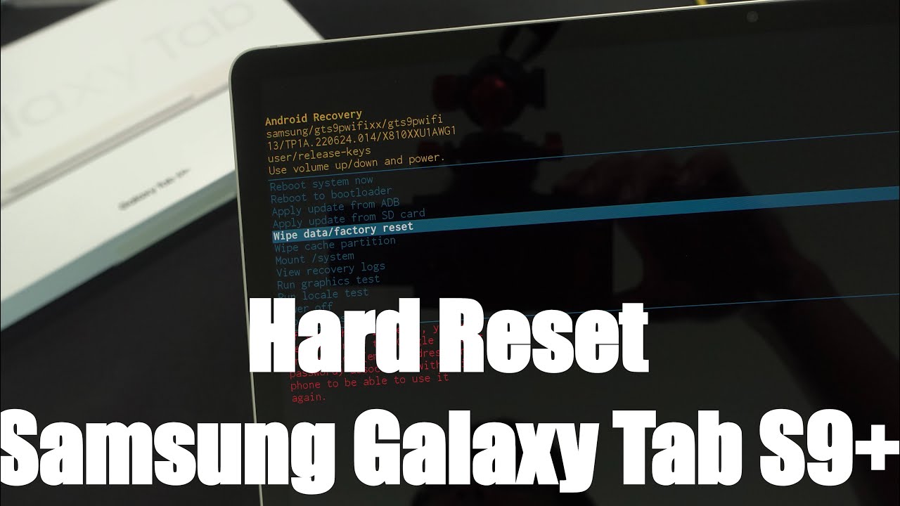 How To Hard Reset Samsung Galaxy Tab S9 PLus - YouTube
