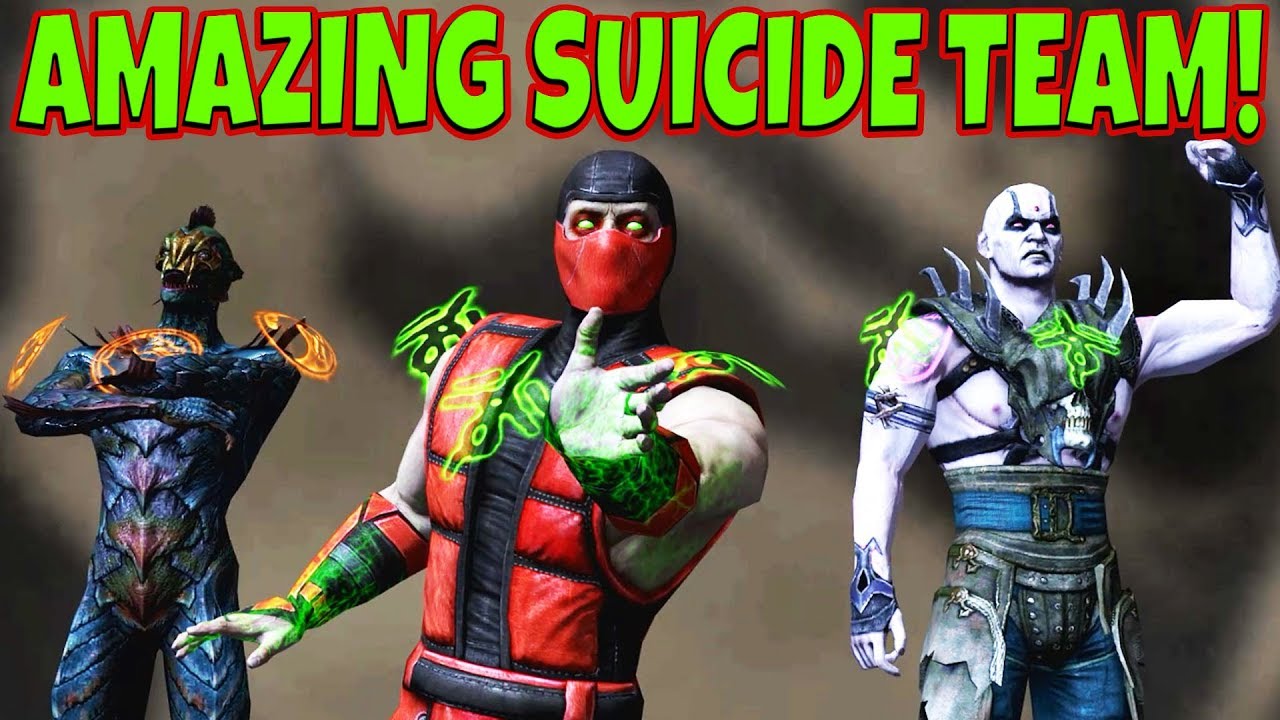 MKX Mobile. Incredible Team Destroying Faction Wars! If We Take Damage, You Take Damage!