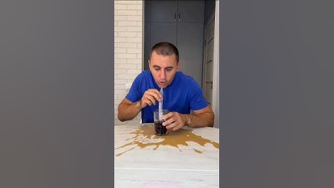 She showed him how to drink Coke Properly through a drinking straw