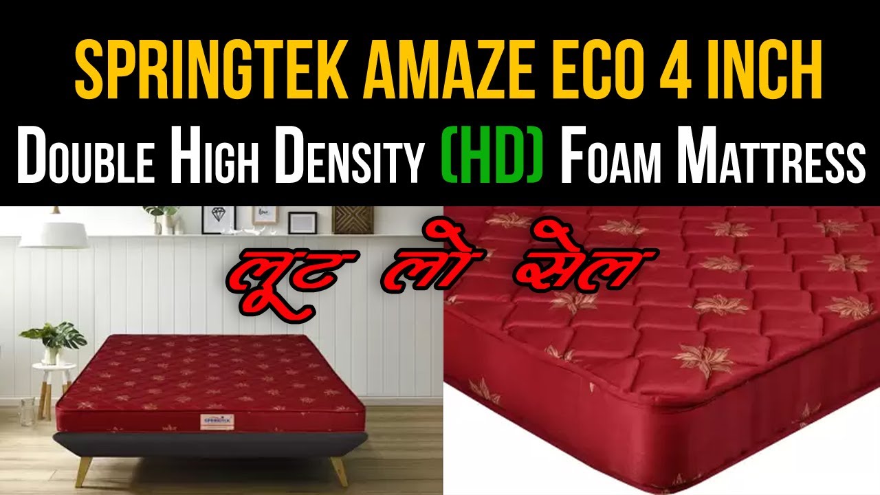 4-inch foam top mattress twin