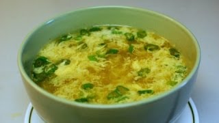 姜蛋花湯 Ginger Egg Drop Soup : Authentic Chinese Cooking . ( in 10 mins. )