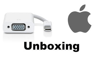 Apple Mini Display to VGA Adapter - Unboxing