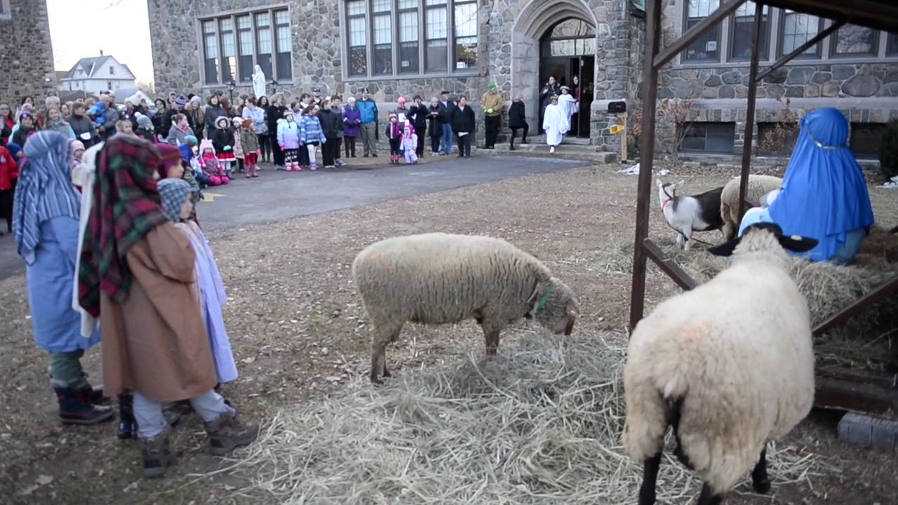 Living Nativity presented by Trinity Catholic School watertown wisconsin
