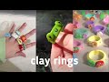 polymer clay rings tiktok compilation