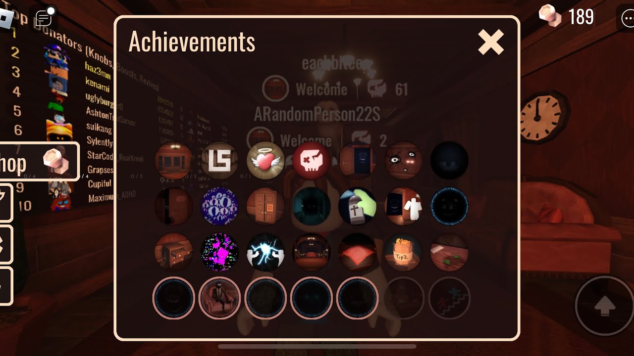 MY Attempt to get EVERY Achievement in Doors YouTube