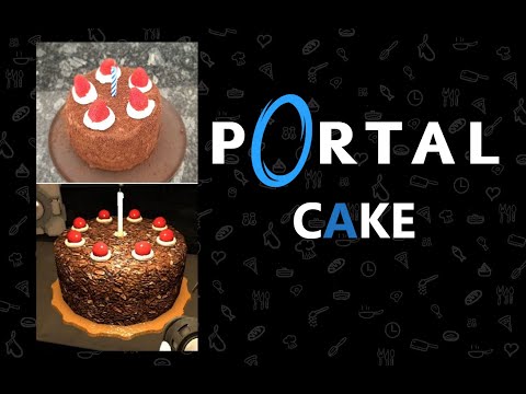 let's bake - Portal Cake [German]