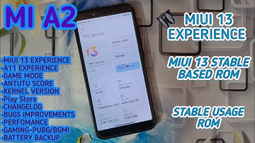 A11 MIUI 13 STABLE BY ALOKH RAJ CUSTOM ROM FOR MI A2 || FULL REVIEW OF THE ROM