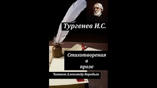 Тургенев Стихотворения в прозе. Аудиокнига. Читает Александр Воробьев.