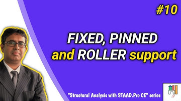 #10 FIXED, PINNED & ROLLER SUPPORT