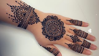 Easy Mandala Pakistani Henna design