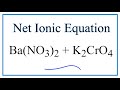 Net Ionic Equations and Spectator Ions