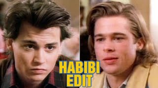 Johnny Depp & Brad Pitt × Habibi ✨💝😍 || Johnny Depp edits ✨ Brad Pitt edits✨ || Habibi Resimi