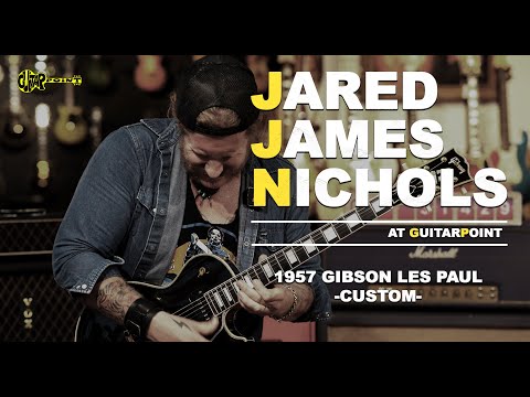Jared James Nichols plays a vintage 1957 Gibson Les Paul Custom