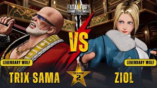 FF:CotW 🌟 TRIX SAMA (Mr.Big) vs ZIOL (Blue Mary)🌟Replay Match - FATAL FURY: City of the Wolves!