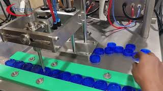 Pain Balm 8ml HDPE Jar Semi - Automatic Single Head Hopper Piston Filling Machine