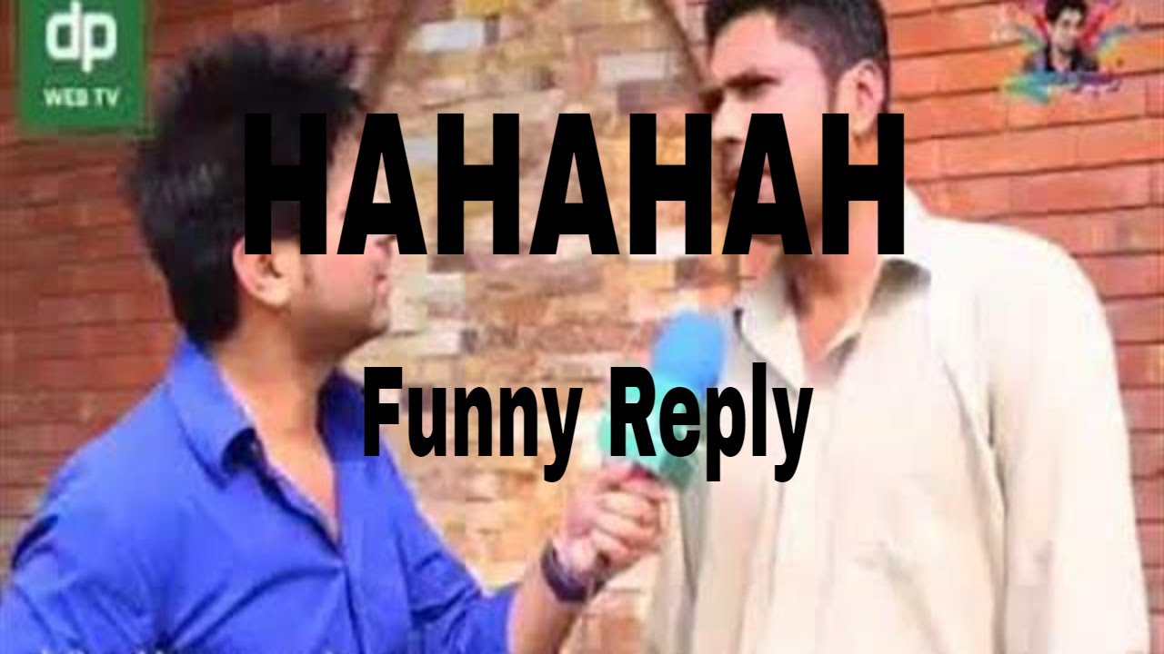 Funny video and funny reply by people 