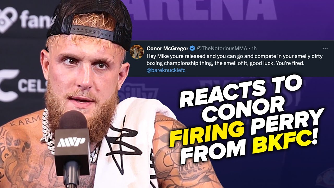 Jake Paul GOES OFF on Conor Mcgregor firing Mike Perry from BKFC after ...