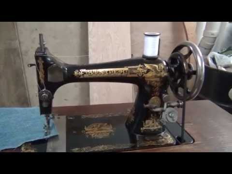 1908 Singer 27-4 Sphinx Treadle Sewing Machine INV15110