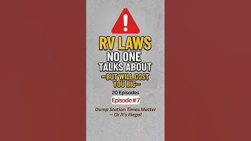 Is Illegal Dumping Waiting for You at RV Dump Stations?