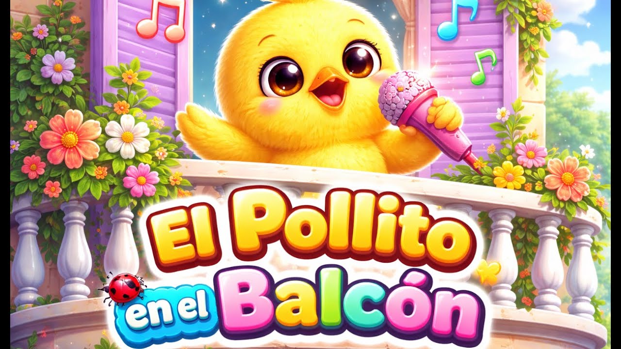 El Pollito en el Balcón – Canción infantil para niños pequeños – PlanetKidoo