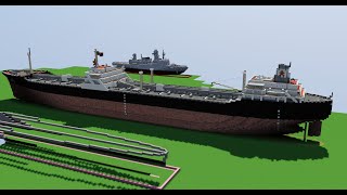 Large Oil Tanker - Minecraft Timelapse