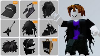 15 FREE BLACK ITEMS ROBLOX! 😱😳 (2023)