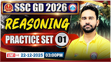 SSC GD Reasoning Classes 2026 | SSC GD Reasoning Practice Set 01 | SSC GD Reasoning By Rahul Sir
