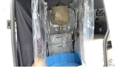 DIY Shower Build in Tiny Van