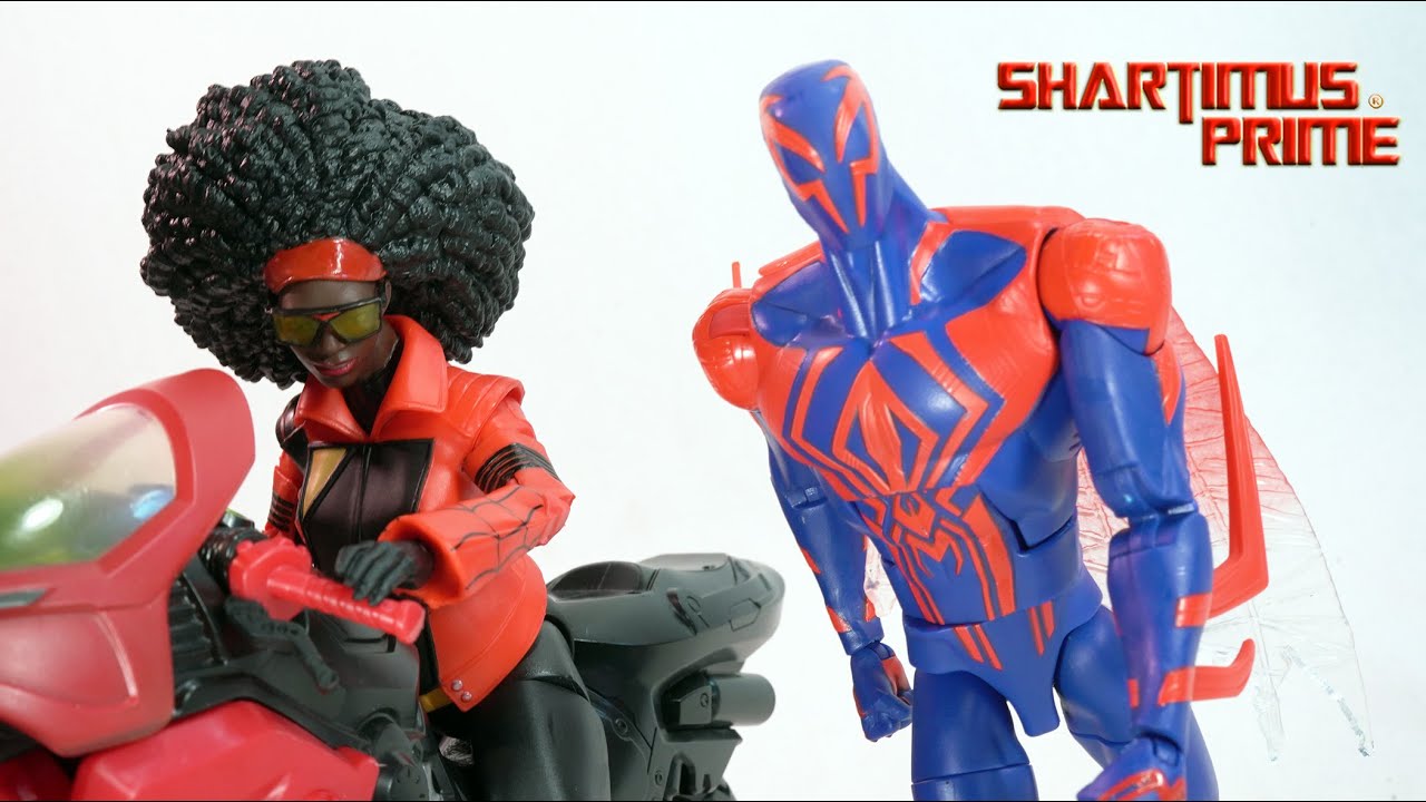 Marvel Legends Spider-Man 2099 & Spider-Woman Across the Spider-Verse Movie  Action Figure Review 
