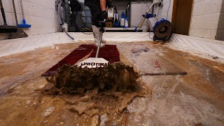 This Rug Bled During Washing… You Won’t Believe the Water Colour!