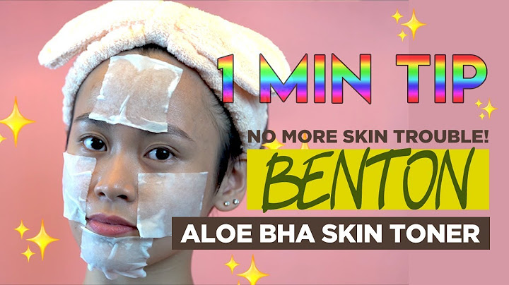 Aloe bha skin toner review indonesia năm 2024