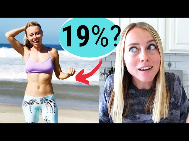 What the female body looks like at different body fat percentages -  Blogilates